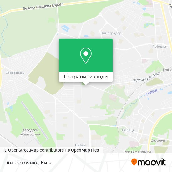 Карта Автостоянка