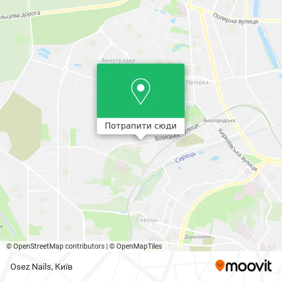 Карта Osez Nails