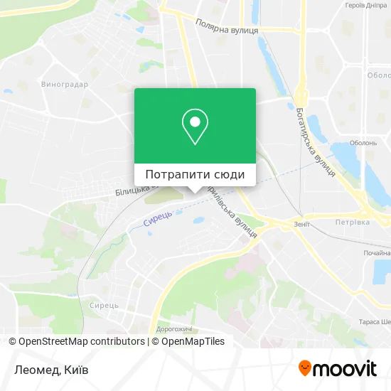 Карта Леомед