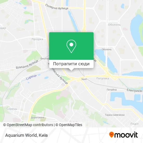 Карта Aquarium World