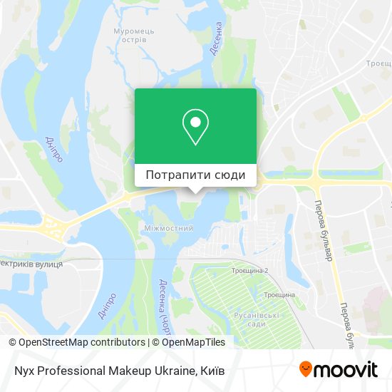 Карта Nyx Professional Makeup Ukraine
