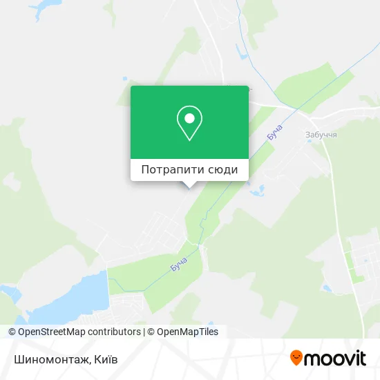 Карта Шиномонтаж