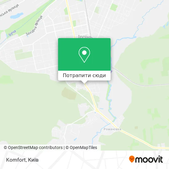 Карта Komfort