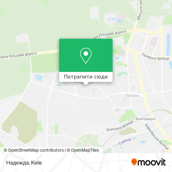 Карта Надежда