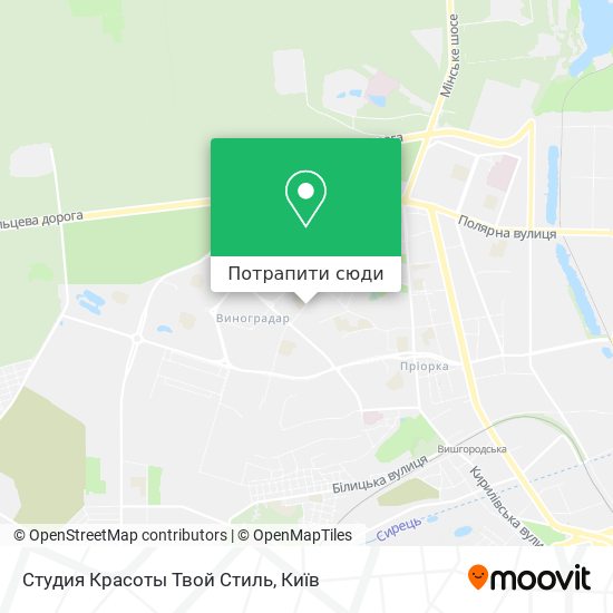 Карта Студия Красоты Твой Стиль