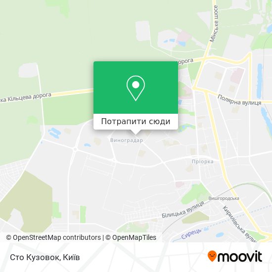 Карта Сто Кузовок