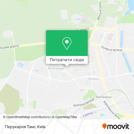 Карта Перукарня Тамі