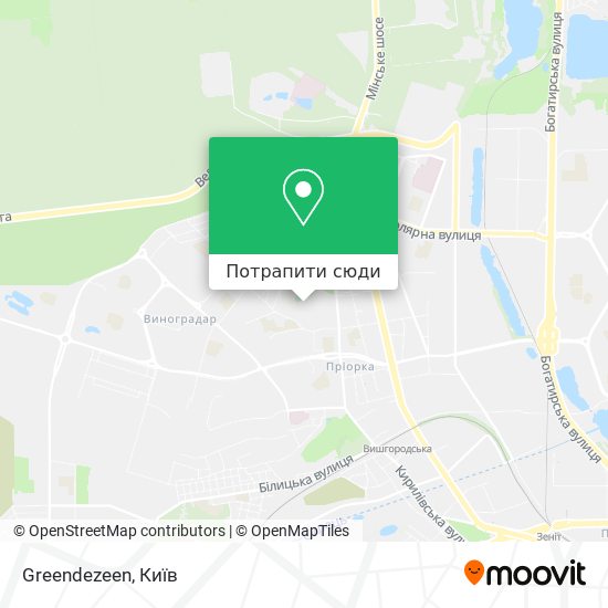Карта Greendezeen