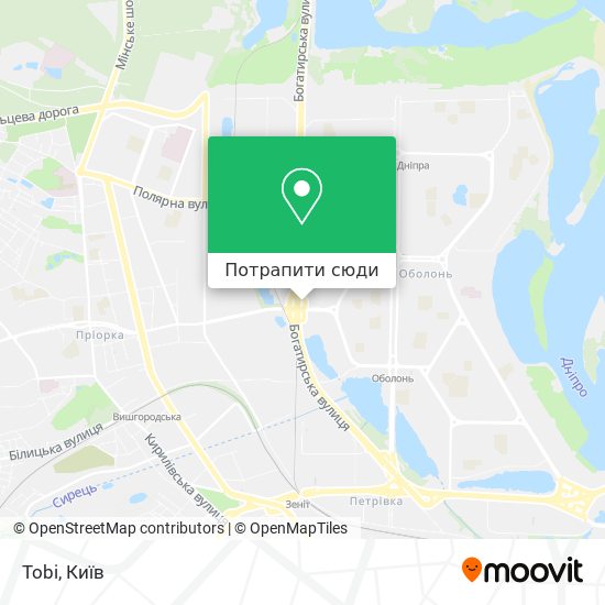 Карта Tobi