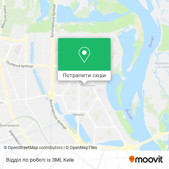 Карта Відділ по роботі із ЗМІ