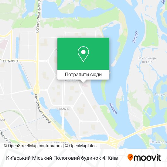 Карта Київський Міський Пологовий будинок 4