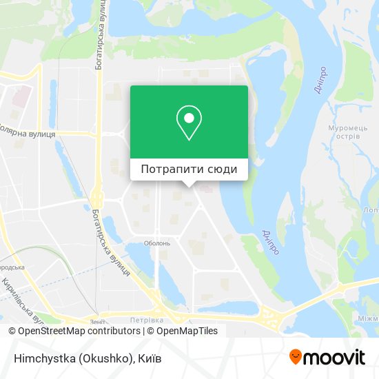 Карта Himchystka (Okushko)