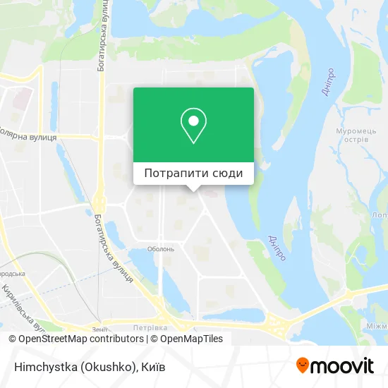 Карта Himchystka (Okushko)