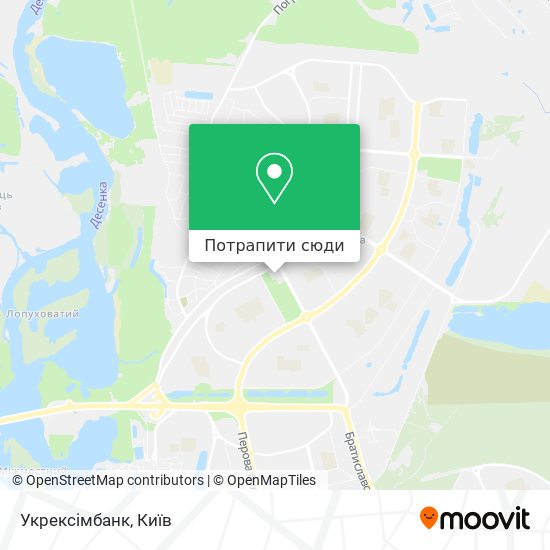 Карта Укрексімбанк