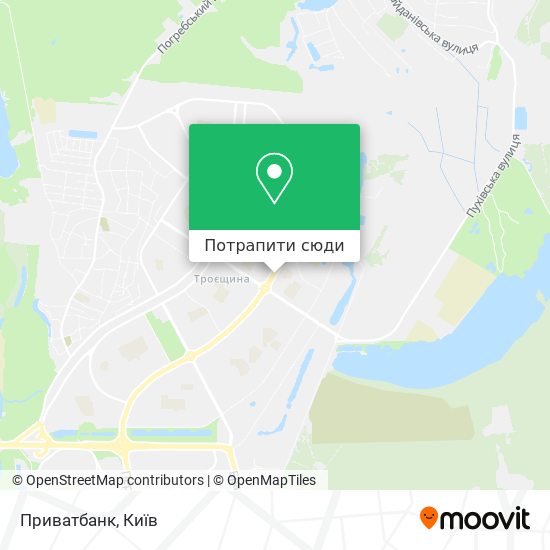 Карта Приватбанк