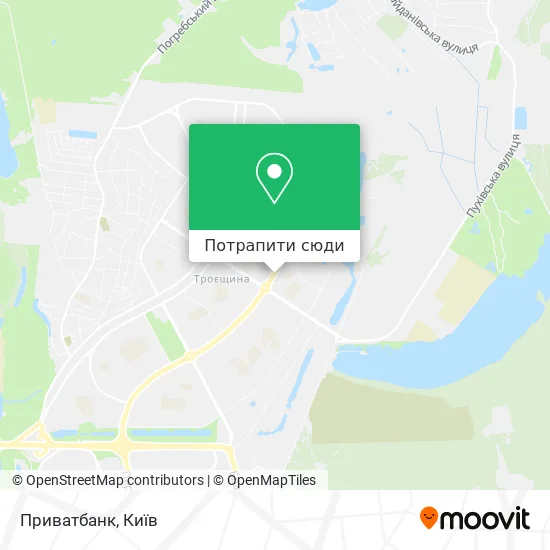 Карта Приватбанк