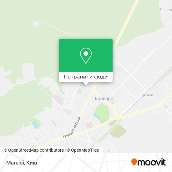 Карта Maraldi