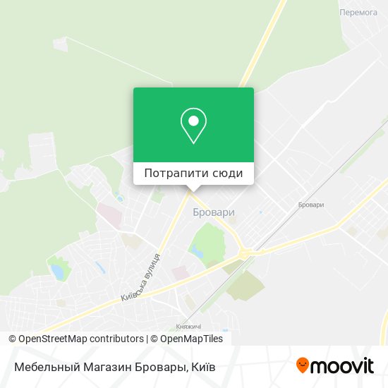 Карта Мебельный Магазин Бровары