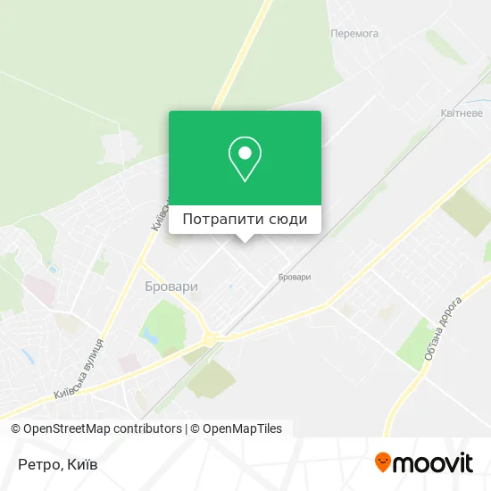 Карта Ретро