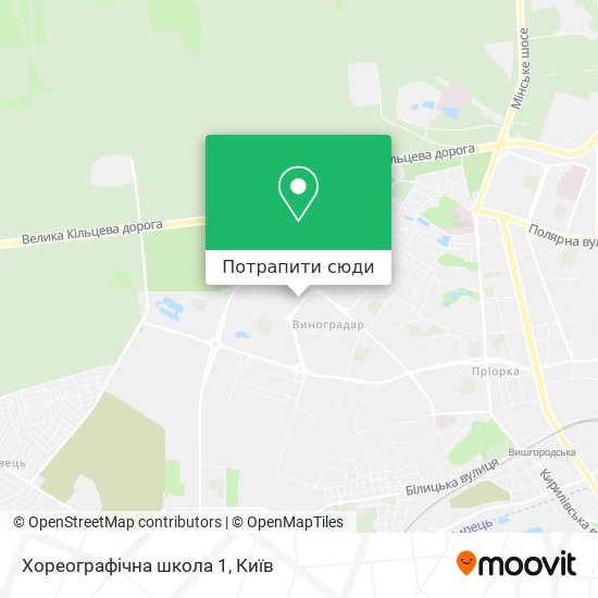 Карта Хореографічна школа 1