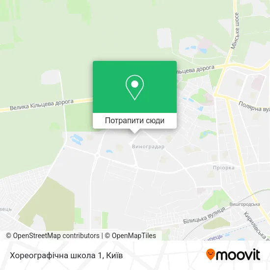 Карта Хореографічна школа 1