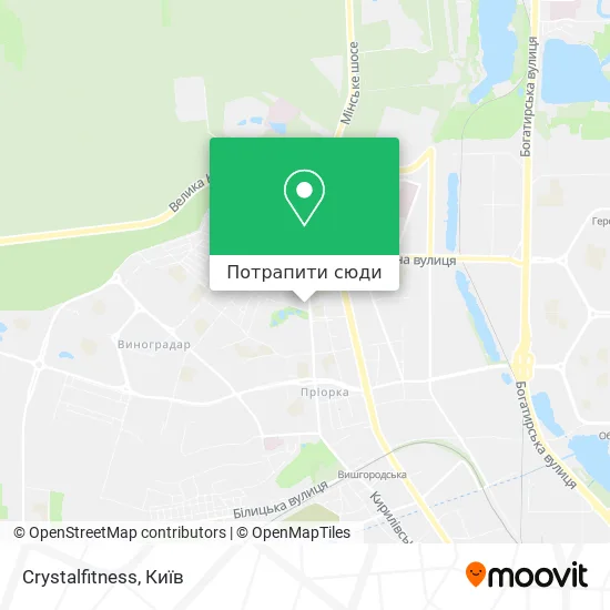 Карта Crystalfitness