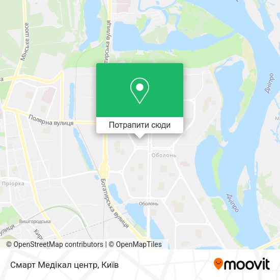 Карта Смарт Медікал центр