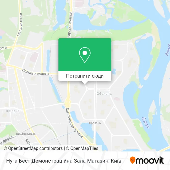 Карта Нуга Бест Демонстраційна Зала-Магазин