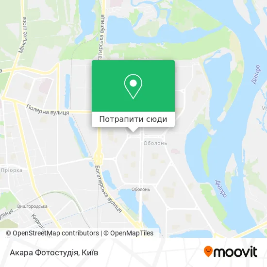 Карта Акара Фотостудія