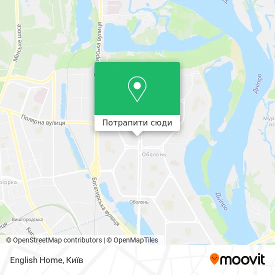 Карта English Home