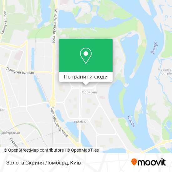 Карта Золота Скриня Ломбард