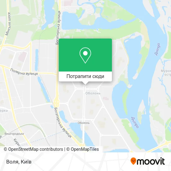 Карта Воля