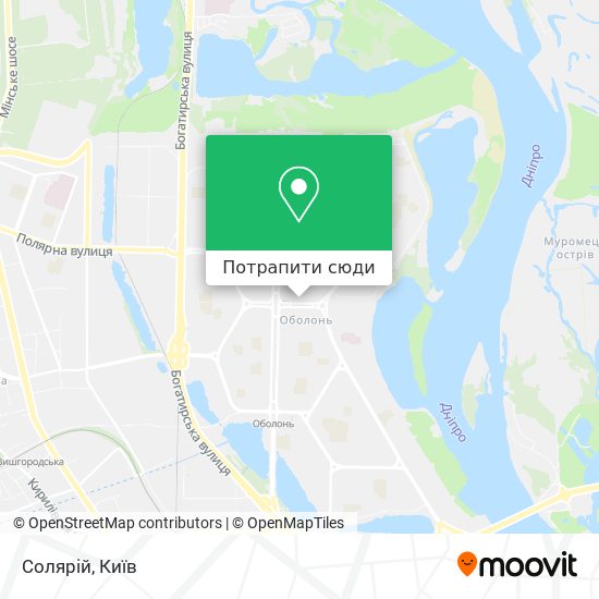 Карта Солярій