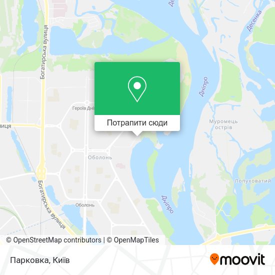 Карта Парковка