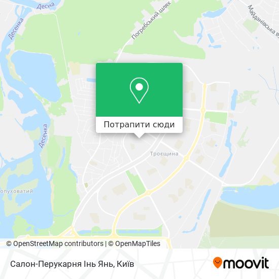 Карта Салон-Перукарня Інь Янь
