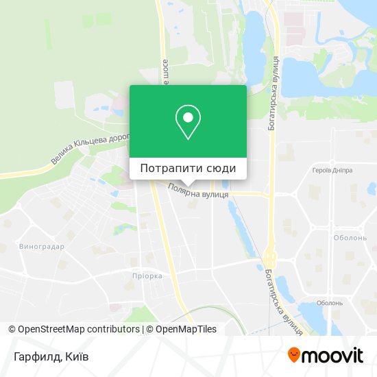 Карта Гарфилд