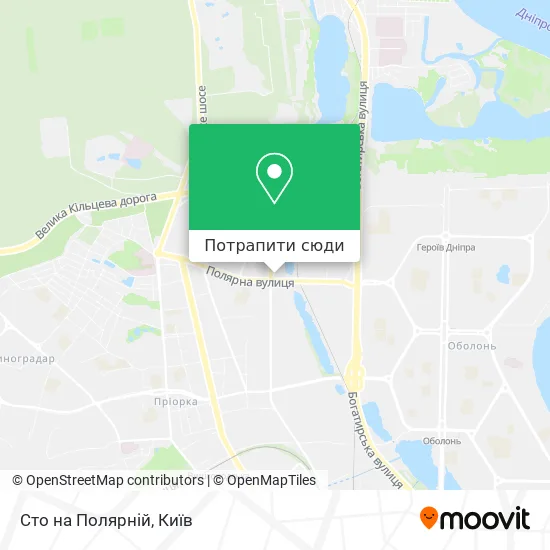 Карта Сто на Полярній