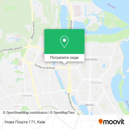 Карта Нова Пошта 171
