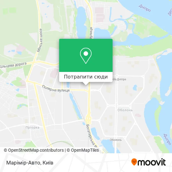 Карта Марімір-Авто
