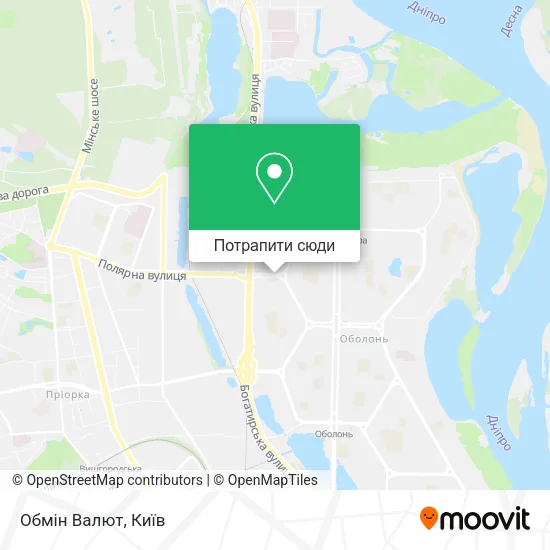Карта Обмін Валют