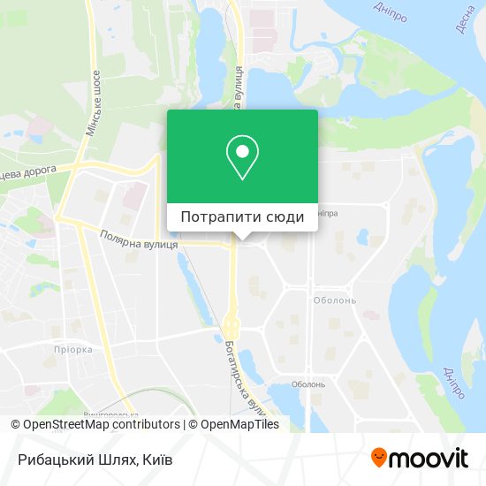 Карта Рибацький Шлях