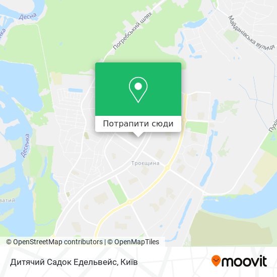 Карта Дитячий Садок Едельвейс