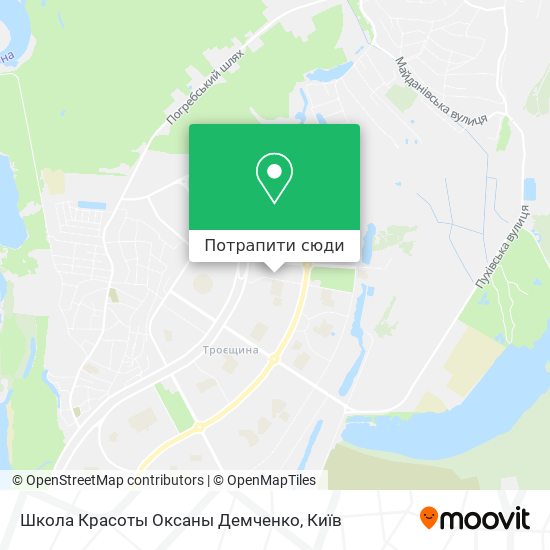 Карта Школа Красоты Оксаны Демченко