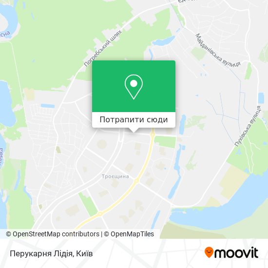 Карта Перукарня Лідія