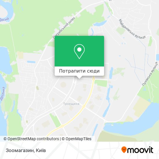 Карта Зоомагазин