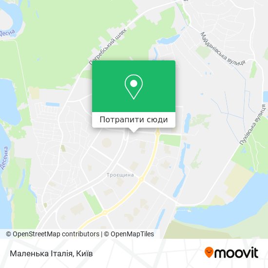 Карта Маленька Італія