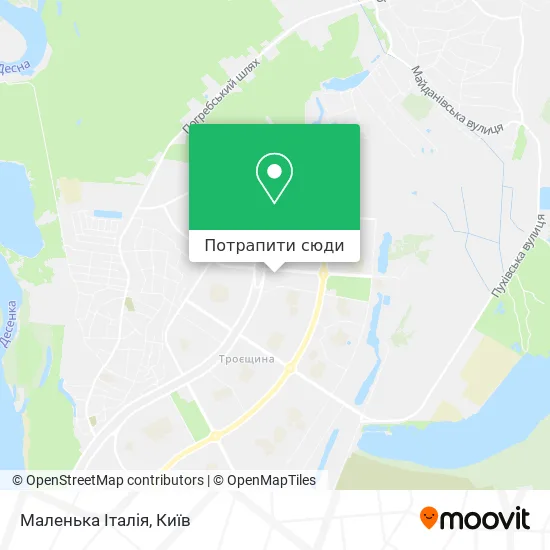 Карта Маленька Італія