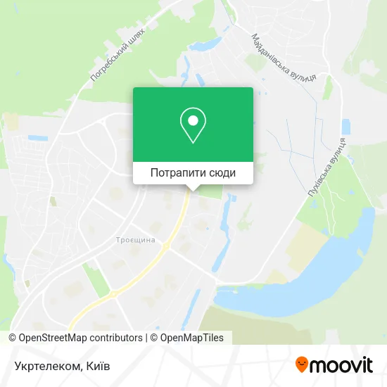 Карта Укртелеком