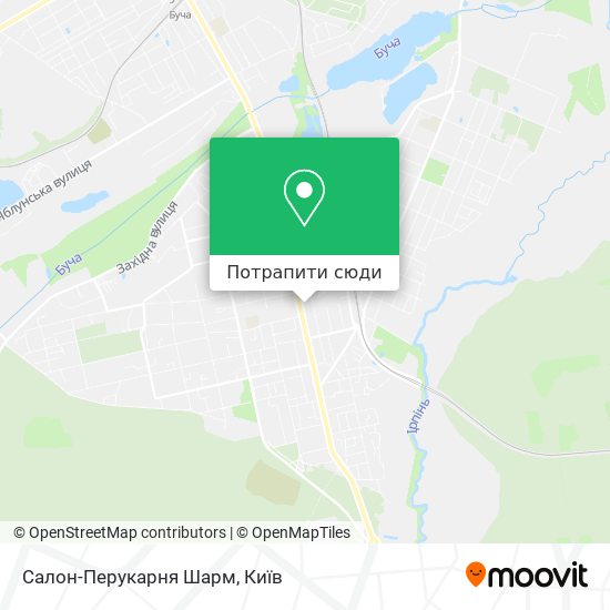 Карта Салон-Перукарня Шарм