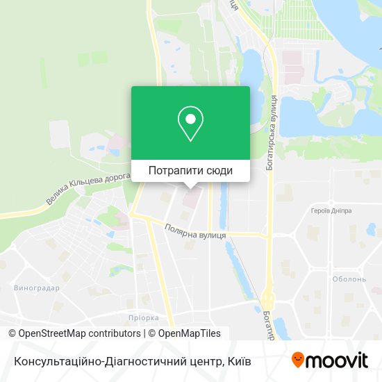 Карта Консультаційно-Діагностичний центр